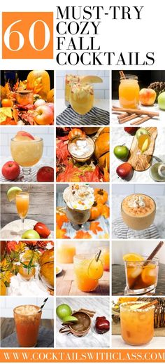 Fall cocktail ideas for weddings Thanksgiving Drink Menu, Autumn Drinks, Fall Wedding Drinks, Fall Wedding Cocktails, Bar Drink Recipes, Cozy Fall Drinks, Pumpkin Spice Cocktail, Apple Drinks, Apple Cider Cocktail