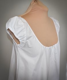 Historic Chemise Sleeveless or Gathered Cap Sleeve - Etsy White Cotton Tops For Gatherings, Sleeveless Cotton Chemise For Daywear, Cotton Sleeveless Daywear Chemise, Fitted Cotton Tops For Gatherings, Juliet Halloween, Womens Costumes, Lansing Mi, 18th Century Fashion, Cap Sleeves Blouse