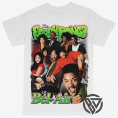 Beyond Dope The Fresh Prince Tee White Pop Culture Tops For Streetwear, Pop Culture Relaxed Fit Top With Logo Print, Pop Culture Tops With Logo Print And Relaxed Fit, Pop Culture Tops With Logo Print In Relaxed Fit, Relaxed Fit Pop Culture Top With Logo Print, 90s Relaxed Fit Top For Fan Merchandise, Fresh Prince, Prince, Black