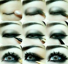 Goth Eye Makeup, Makeup Doll, Japan Makeup, Scene Makeup, Kei Visual, Doll Japan