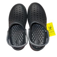 Brand New Kids Joybees Sandals, Color Is Black, Size Is J2. I’m Not Sure But I’m Guessing The J Stands For Juniors Because They Are Kids Size. Black Non-slip Summer Clogs, Black Slip-resistant Round Toe Sandals, Black Closed Toe Slip-resistant Sandals, Black Closed Toe Clogs For Beach, Black Clogs For Outdoor Summer Use, Black Summer Clogs For Outdoor, Black Slip-resistant Clogs For Summer, Comfortable Black Beach Clogs, Summer Outdoor Black Clogs