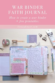 What is a War Binder, and how do I create one? - Live Oak Nest, French Cottage Farmhouse Bible Binder, Prayer Binder Ideas, Faith Books, Diy Prayer Journal, Prayer Journal Template, Prayer Strategies, Bible Journaling For Beginners, Priscilla Shirer, Fervent Prayer