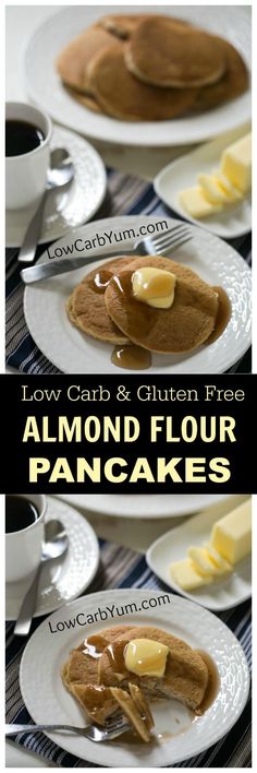 low carb and gluen free almond flour pancakes