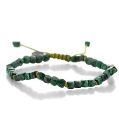 Joseph Brooks Faceted 4mm Malachite Cube Bracelet | Quadrum Gallery Anthony Lent, Malachite Bracelet, Artist Signatures, Sterling Silver Charm, Bead Bracelet, Energy Healing, Silver Charms, Beaded Bracelet, Turquoise Bracelet