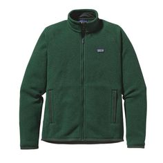 Patagonia Men\'s Better Sweater\u00AE Fleece Jacket - Malachite Green MLCG Patagonia Fleece Jacket, Wedding Jacket, Better Sweater, Patagonia Fleece, Sweater Grey, Cool Sweaters, Gray Jacket, Grey Sweater, Sweater Jacket