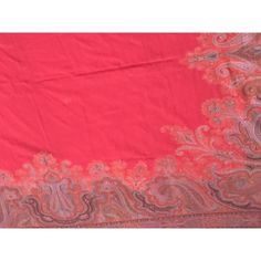 Beautiful antique Paisley red background textile/ shawl rfor the late 1800's. The shawl ihas a beautiful hand and is all wool. The fabric was from a farmhouse in Wisconsin and had never been out of the same home. The fabric was used mainly as a blanket. Red Vintage Dupatta With Traditional Patterns, Red Bohemian Pashmina Shawl With Paisley Print, Red Pashmina Shawl With Traditional Patterns, Red Bohemian Shawl With Paisley Print, Vintage Pashmina Shawl Dupatta, Red Paisley Print Traditional Shawl, Vintage Paisley Print Shawl, Traditional Red Scarf With Paisley Print, Traditional Red Paisley Print Shawl