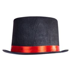 The top hat is a professional addition to any attire!  VERSATILE:  Great for Halloween stage, kids parties, or one-on-one playtime year-round  The hat measures 4” in height and 8” in width.  ADDITIONAL FEATURES:  Sewn with the finest quality material. Easy cleaning and drying. Tuxedo Top, Ringmaster Costume, America Dress, Construction For Kids, Black Top Hat, Costume Collection, Costume Shop, Buy Dress, Top Hat