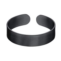 PRICES MAY VARY. 🔸Material: Made of stainless steel,black plated,non-deformable, and hypoallergenic. High polished on the surface, smooth and comfortable to wear. 🔸Design:Stylish brushed surface 5mm Wide minimal band ring for women ,men, boys ,girls.Comfortable to wear. Minimalist jewelry knuckle rings, fashion mid ring.You can wear it by itself, or stacking with your other rings. ✍ Dimensions: 0.2 Inches Wide; Adjustable Size; Weight: 1.3g. 🎁Gift Wrapped: Comes in a gift box ready for gift g Rich Style, Black Pouch, Rings Fashion, Knuckle Rings, Ring For Men, Black Plates, Rings Set, Men Boys, Minimalist Jewelry