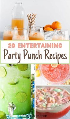 there are many party punch recipes on this page