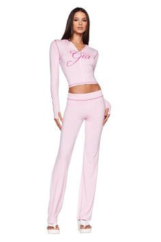 BLARE HOODIE - PINK : PASTEL PINK – I.AM.GIA North America Black Brick, I Am Gia, Pink Pastel, Casual Trousers, Pink Hoodie, Tube Top, Pastel Pink, Long Sleeve Hoodie, Bottoms Pants