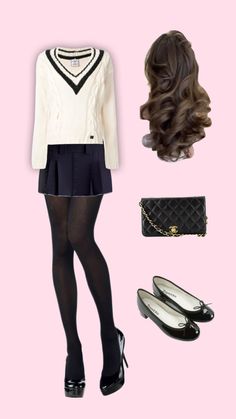 Rich Girl Outfit, Clothing Design Sketches, Shein Outfits, Fashion Capsule, Fall Fits, Character Outfits, Kpop Outfits