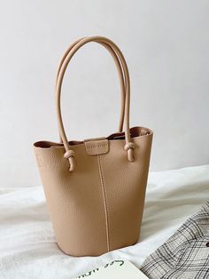 2023 New style. Simple leather bucket bag. Material: PU Leather Size: 7.5"H x 8.6"W x 4.3"D Extra crossbody strap Designer Style ID: 8561 Chic Bucket Leather Bag with Shoulder Strap and Inner Pouch, Women's Everyday Handbag Bucket Satchel With Detachable Strap, Versatile Solid Color Crossbody Bucket Bag, Chic Solid Bucket Bag With Detachable Strap, Chic Solid Color Bucket Bag With Detachable Strap, Solid Color Crossbody Bucket Bag With Detachable Strap, Solid Bucket Bag With Detachable Strap For Daily Use, Trendy Faux Leather Bucket Shoulder Bag, Everyday Bucket Satchel With Mobile Phone Bag, Everyday Bucket Shaped Satchel With Mobile Phone Bag