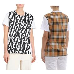 Has One Spot At Front As Shown. Otherwise In Amazing And Clean Condition. (J-9) Burberry Plaid Print, Burberry Shirts, Burberry Plaid, Burberry, Graffiti, Tee Shirts, Man Shop, Mens Shirts, Plaid