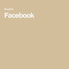 the facebook logo is shown in white on a tan background