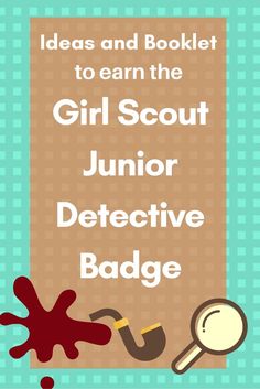 If you have a Junior Girl Scout Troop they will love this badge. The girls will complete 5 steps and follow clues and discover facts just like a real detective would. Today I will share a few easy ideas to get you started, or if your like me and rather have all the work done … Spy Camp