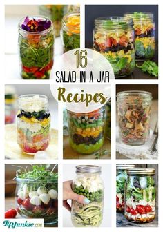 16 salad in a jar recipes