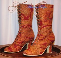 Victorian Boots , Edwardian Boots , Festival Booties , Ankle boots , Shoe woman , Peaky Blinders boots , Urban Boots Boho Boots Bohemian, Edwardian Boots, 70s Clothes, Bohemian Boots, Retro Boots, Century Shoes, Granny Boots, Victorian Boots, Womens Booties