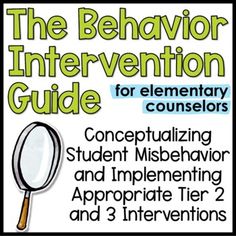 the behavior interview guide for elementary students with magnifying and implementing appropriate tier 2 and 3 intentionss