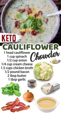 broccoli and cauliflower chowder recipe with instructions