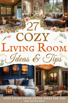 cozy living room ideas and tips