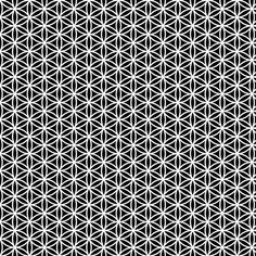 a black and white geometric pattern that is very similar to the shape of a flower