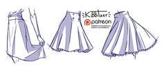 the skirt is designed to look like it could be worn in any fashion