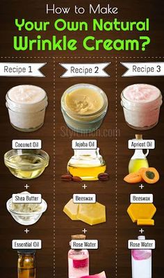 Diy Wrinkle Cream Recipes, Diy Wrinkle Cream, Skin Recipes, Diy Wrinkles, Aging Makeup, Creme Anti Age, Anti Aging Creme