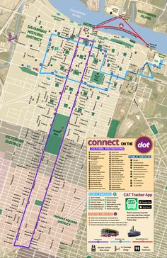 a map showing the route to connect on the dot in new york city, ny