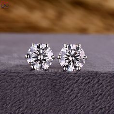 "CVD Single Diamond Stud, EF/VS Lab Diamond Wedding earrings for wife, Screw Back/Push Back Earrings, Stud Earring for Women, DiamondsbyUK Customized Jewellery, Earrings for Gift, Lab Grown Diamond Stud for Her, Round Small Diamond Stud, Diamond Earrings for Her, Tiny Bridal Earrings for Gift 𝐋𝐚𝐛-𝐠𝐫𝐨𝐰𝐧 𝐝𝐢𝐚𝐦𝐨𝐧𝐝 𝐢𝐬 𝟏𝟎𝟎% 𝐠𝐞𝐧𝐮𝐢𝐧𝐞 𝐚𝐧𝐝 𝐫𝐞𝐚𝐥 𝐝𝐢𝐚𝐦𝐨𝐧𝐝. 𝐓𝐡𝐞𝐲 𝐚𝐫𝐞 𝐜𝐡𝐞𝐦𝐢𝐜𝐚𝐥𝐥𝐲, 𝐩𝐡𝐲𝐬𝐢𝐜𝐚𝐥𝐥𝐲, 𝐚𝐧𝐝 𝐨𝐩𝐭𝐢𝐜𝐚𝐥𝐥𝐲 𝐢𝐝𝐞𝐧𝐭𝐢𝐜𝐚𝐥 𝐭𝐨 𝐧𝐚𝐭𝐮𝐫𝐚𝐥 𝐝𝐢𝐚𝐦𝐨𝐧𝐝𝐬. 💎 𝐄𝐀𝐑𝐑𝐈𝐍𝐆𝐒 𝐃𝐄𝐓𝐀𝐈𝐋𝐒: ⇒ Metal choice: Real Solid Gold (10K, 14K, 18K), 925 Silver ⇒ Solid metal tone option: Yellow Gold, White Gold, Rose Gold ⇒ Closure Type: Screw Back or Push Back ⇒ Diamond type: Lab Grown Diamond 💎 𝐃𝐈𝐀𝐌𝐎𝐍𝐃 𝐃𝐄𝐓𝐀𝐈𝐋𝐒: ⇒ Sh Diamond Earrings Wedding, Real Diamonds, Lab Diamonds, Diamond Earrings Studs, Diamond Wedding, Wedding Earrings, Diamond Studs, Bridal Earrings, Jewelry Earrings Studs