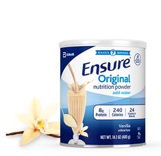 Ensure® Original Vanilla Meal Replacement Protein Powder Protein Shake Diet, Meal Replacement Powder, Kids Multivitamin, Protein Meal Replacement, Health Drinks Recipes, Protein Meal, Vanilla Shake, Soft Foods, Body Hygiene