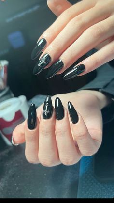 Black nails with cross goth aesthetic. Made by @nnailss_byg on ig, Milano Black Nails With Cross, Black Goth Nails, Nails With Cross, Cross Nails, Goth Nails, Black Goth, Goth Aesthetic, Prom Nails, My Heart Is Breaking