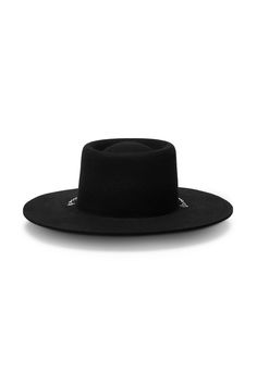 This new version of our Halo bolero hat comes with a detachable chain in stainless steel. The hat still has its classic features like a round telescope crown and wide flat brim. Each hat is carefully crafted by hand in our Stockholm studio. Unisex hat style to fit all. Elegant Wide Brim Fedora For Rodeo, Elegant Winter Boater Hat With Flat Crown, Adjustable High Crown Fedora In Fur Felt, Elegant Fedora With Curved Brim For Rodeo, Adjustable High Crown Fur Felt Fedora, Adjustable Fur Felt Fedora With High Crown, Elegant Short Brim Top Hat For Rodeo, Elegant Top Hat With Short Brim For Rodeo, Elegant Short Brim Boater Hat For Rodeo