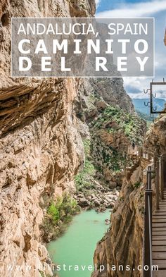 the steps leading up to andaluca spain's caminito del rey