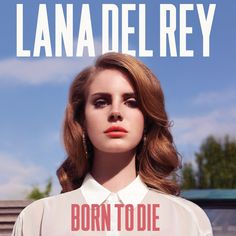 a woman with red hair is standing in front of a building and the words born to die