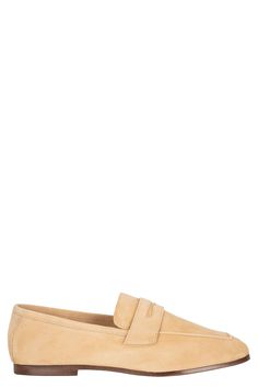 SOPHIQUE-Essenziale Suede Loafer - Sand- Fashion Shoes Flats, Marissa Collections, Pre Fall Collection, Suede Loafers, Clothing Size Chart, Shoe Style, Small Gifts, Suede Leather, Shoes Flats