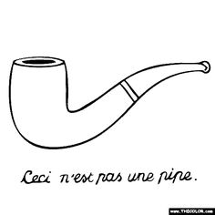 a drawing of a pipe with the words caci n'est pass une pipe