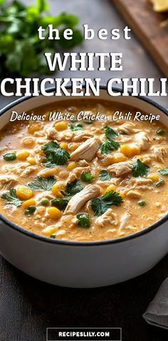 the best white chicken chili recipe