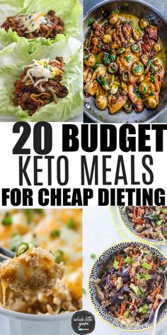 Keto Meals On A Budget, Cheap Keto Meals, Meals On A Budget, Keto Dinner Recipes