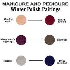 Nails Winter Design, Polish Pairings, Pedi Ideas, Best Nails, Nails Natural, Nail Colors Winter, Nails Winter