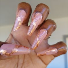 Nude Nails Rose Gold Nails Nude Wedding Nails Natural Wedding Nails Bridesmaids Coffin Shape Gel Nails, Neutral Wedding Nails, Natural Wedding Nails, Nail Sizing Kit, Xl Nails, Nails Almond Shape, Gel Press On Nails, Rose Quartz Pink