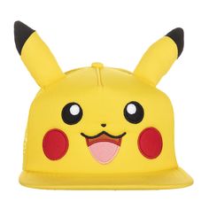 PRICES MAY VARY. Officially Licensed Snapback closure on back for adjusting One size fits most Recommended for ages 14 and up. Brand new, officially licensed hat for Pokemon. Mai Cosplay, Pokemon Hat, Pokemon Merchandise, Pokemon Pikachu, Big Face, Ear Hats, Snapback Cap, Baseball Caps, Baseball Cap