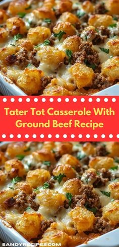 tater tot casserole with ground beef recipe