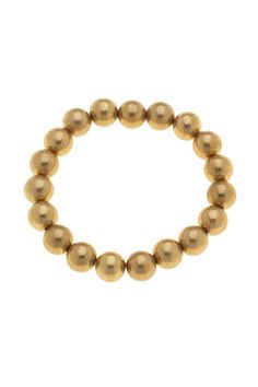 Our Eleanor Beaded Pearl Stretch Bracelet in Worn Gold is perfect for adding quick & easy statement-making style on the go, making it a staple for any jewelry box. DETAILS: Base Metal with Worn Gold Plating Stretch - One Size Fits Most Spirit Wear, Christmas Stocking Stuffers, Navy Gold, Layered Bracelets, Beaded Stretch Bracelet, Bracelet Stack, Matte Gold, Chain Link Bracelet, Stretch Bracelet