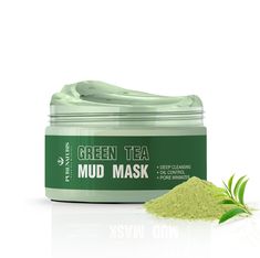 PRICES MAY VARY. 100% PURE & ORGANIC: Our green tea clay mud mask is made with the highest-quality, 100% natural Dead Sea mud, free from chemicals, toxins, and synthetic fragrances. It is suitable for all skin types, including sensitive skin. Deep Pore Cleansing: Penetrates skin's deepest layers to eliminate impurities, excess oil, and grime, ensuring a profound cleansing experience. Antioxidant Protection: Loaded with antioxidants to combat signs of aging and shield skin from environmental stre Green Clay Mask, Clay Mud, Deep Cleansing Oil, Combination Skin Type, Sensory Friendly, Organic Green Tea, Pore Cleansing, Mud Mask, Brighten Skin Tone