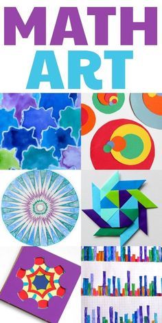 Math Art Projects For Kids, Math Art Projects, Classe D'art, Art And Math, Arts Integration, Cool Math, Math Projects, Art Projects For Kids