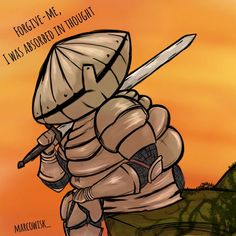 O undead que veste a armadura de cebola Dark Souls Fanart, Dark Souls, Fan Art