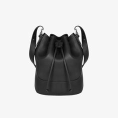 hyer goods recycled leather cinch bucket bag black#color_black Luxury Bucket-shape Shoulder Bag For On-the-go, Luxury Everyday Bucket Bag With Adjustable Strap, Luxury Bucket Bag With Adjustable Strap For Everyday, Luxury Bucket Shoulder Bag For On-the-go, Chic Bucket Bag For On-the-go, Luxury Bucket Shape Shoulder Bag For On-the-go, Luxury Everyday Bucket Bag, Luxury Bucket Shaped Travel Satchel, Luxury Crossbody Bucket Bag For Everyday Use