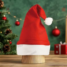 Product Name: Christmas HatColor classification: multi-color optionalMaterial:double-sided velvet, plushSize: S(H:35CM,W:26CM), M(H:40CM,W:30CM)Applicable scene: festive partyOverall shape: the Christmas hat is cone-shaped, this shape is simple and generous, easy to wear, but also can well show the characteristics of the holiday. The cone-shaped hat can cover the head, bring warmth to the wearer at the same time, but also become the focus of attention.Hair ball decoration: The white hair ball at the top of the hat is one of the most important decorations of Christmas hats. The ball is usually large and soft, giving people a lovely, playful feeling. The material of the ball is mostly soft wool or synthetic fiber, which is very comfortable to touch.In terms of maintenance, if the plush mater Christmas Hats, Giving People, Christmas Classic, Name Christmas, Ball Decorations, Christmas Hat, Tree Print, Soft Wool, Green Plaid