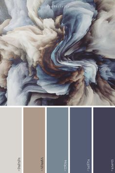 a dark and stormy color palette inspired by a greek painting & artwork. In Color Balance, Color Palette Ideas, Mix Colour, Color Schemes Colour Palettes, Palette Ideas, Color Palate, Blue Colour Palette, Color Palette Design