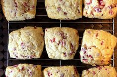 freshly baked muffins cooling on a rack in the oven, ready to be eaten